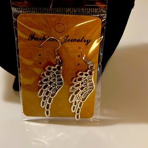 Silver Wings Earrings